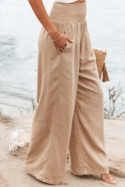 Xandrine | Damen Elegant Weite Hose | Sommer