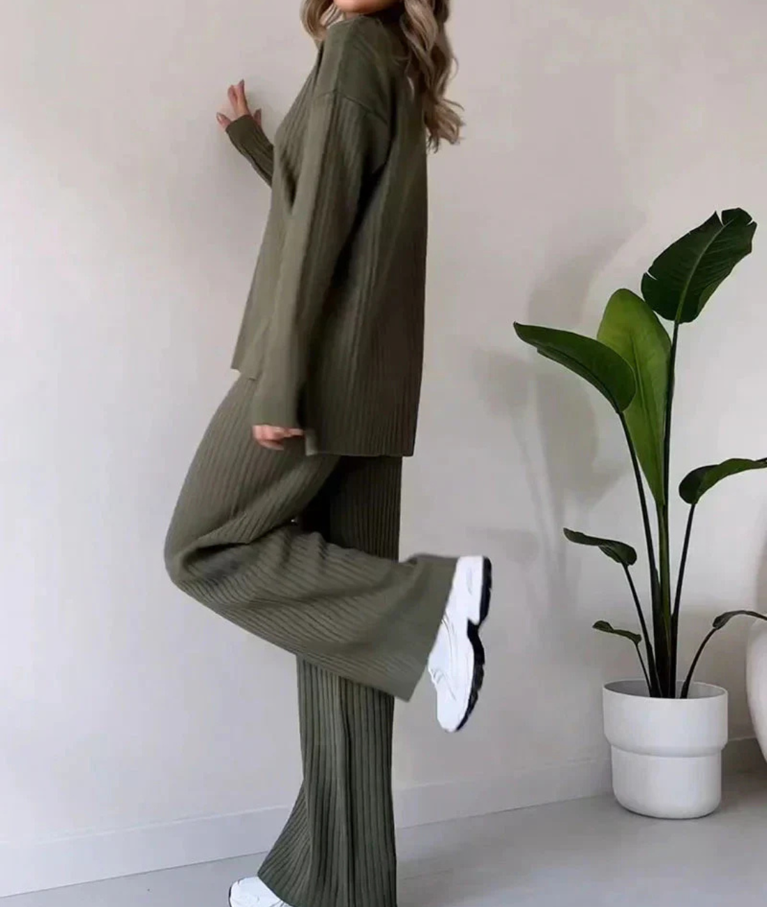 Daleyza | Damen Kuschelig Hausanzuge | Hose und Oberteil