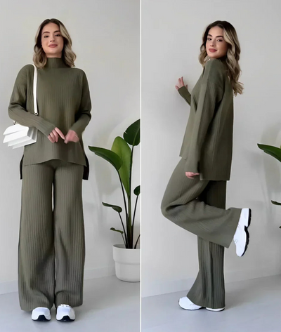 Daleyza | Damen Kuschelig Hausanzuge | Hose und Oberteil