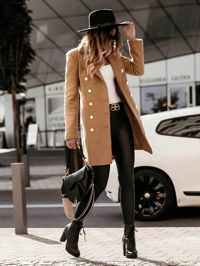 Blondie | Trenchcoat Damen Lang | Winter Jacke