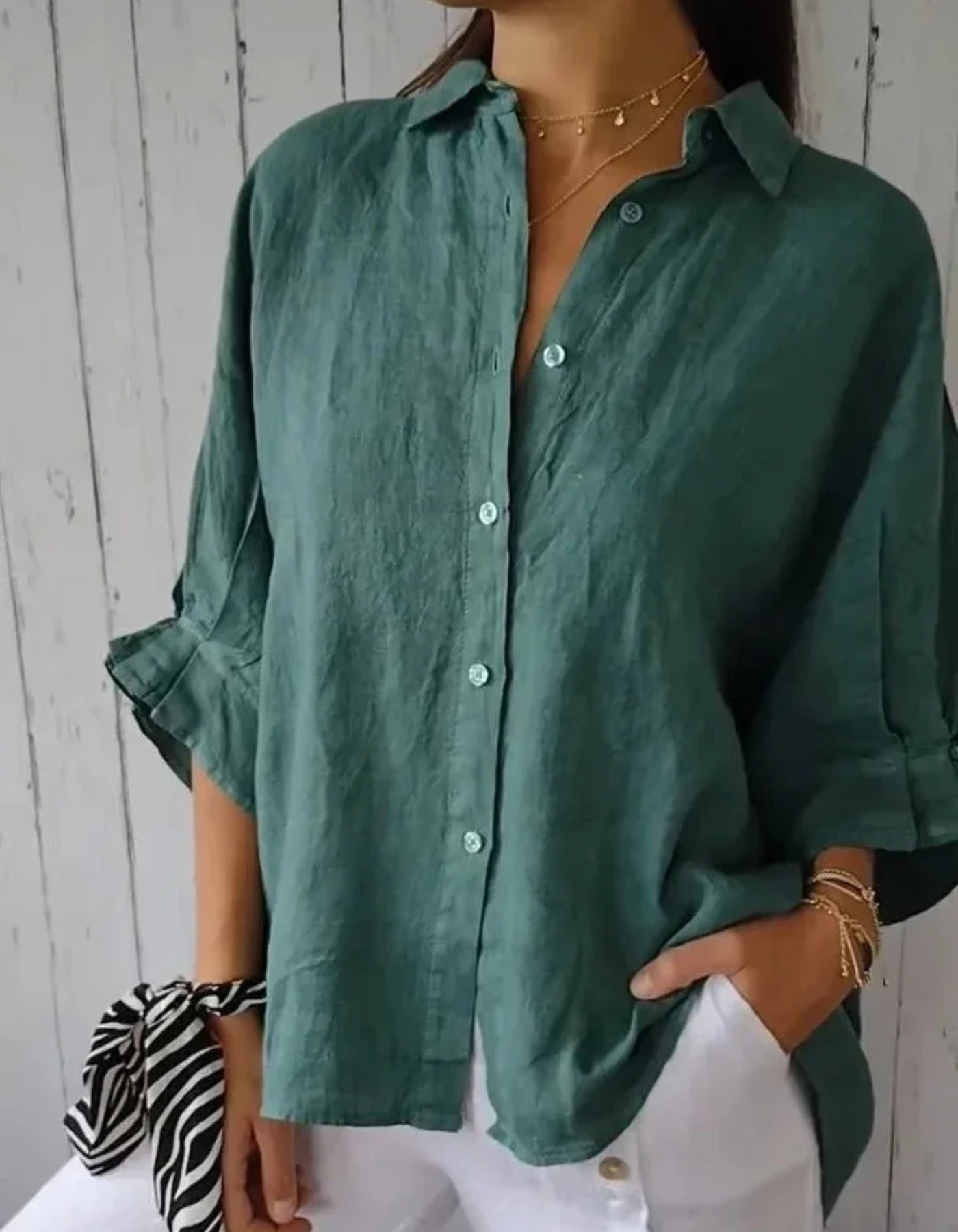 Laressa | Damen Sommer Bluse | Elegant