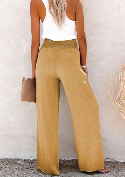 Cyndie | Damen Sommer Hose | High-Waist