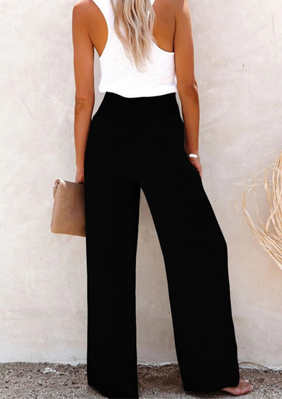 Cyndie | Damen Sommer Hose | High-Waist