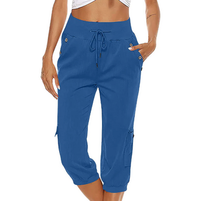 Hermine | Damen Sommer Hose | Schwarze