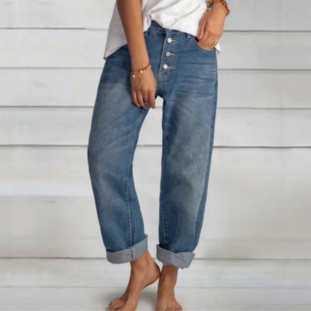 Cassiopeia | Damen Weite Jeans | Bequeme