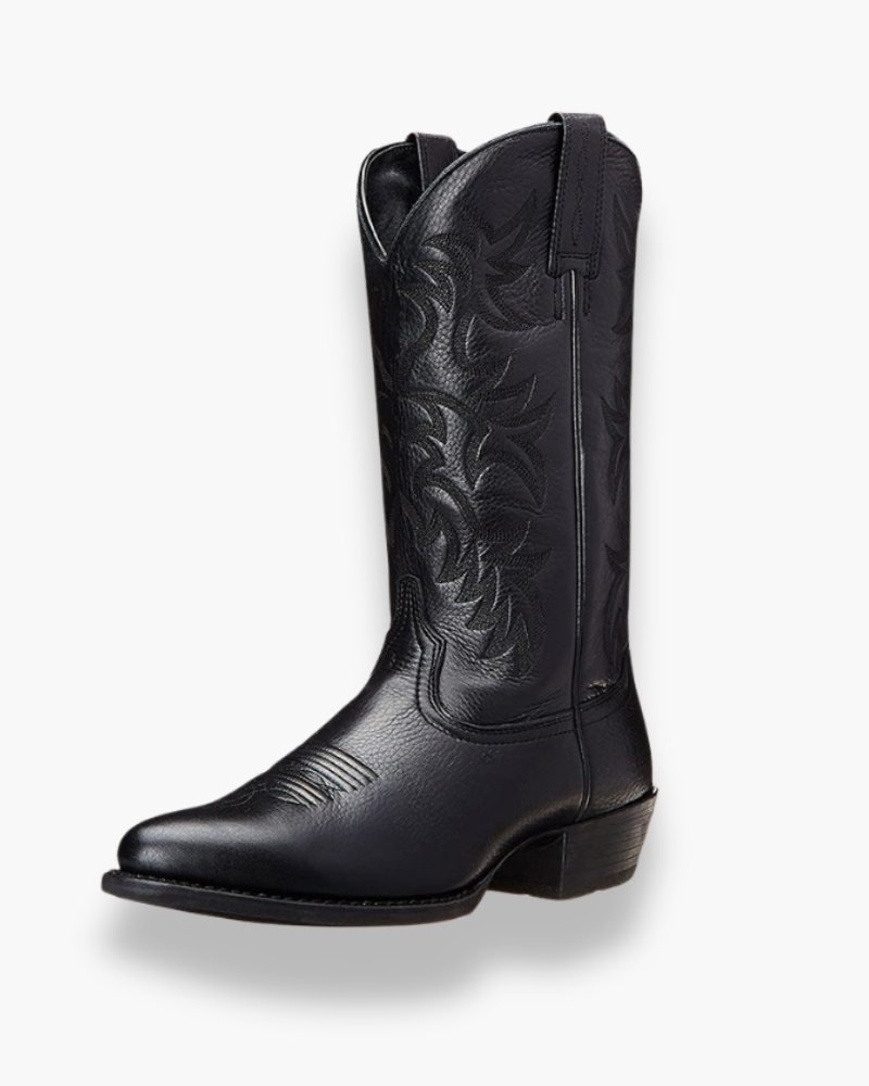 Mandie | Damen Western Cowboystiefel | Schwarz