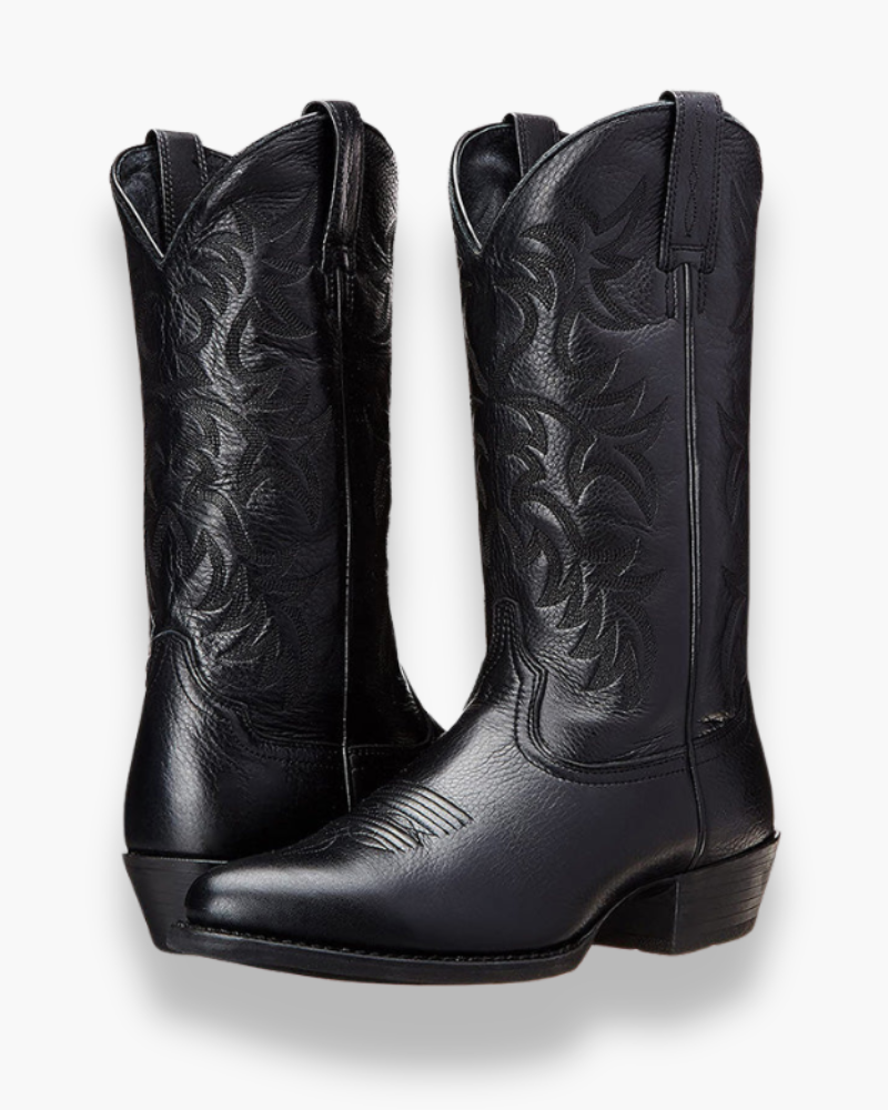 Mandie | Damen Western Cowboystiefel | Schwarz