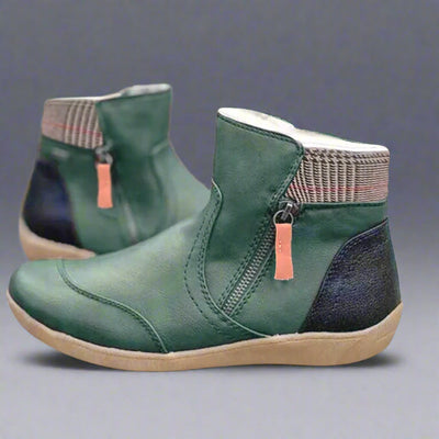 Valeska | Hochwertige Wasserdichte Lederstiefel mit Fußbett