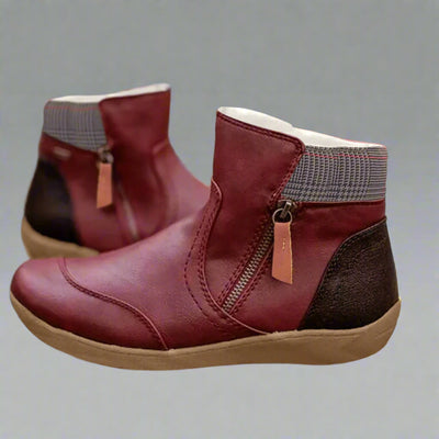 Valeska | Hochwertige Wasserdichte Lederstiefel mit Fußbett