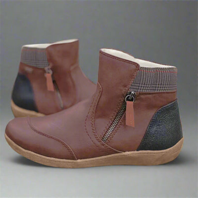Valeska | Hochwertige Wasserdichte Lederstiefel mit Fußbett