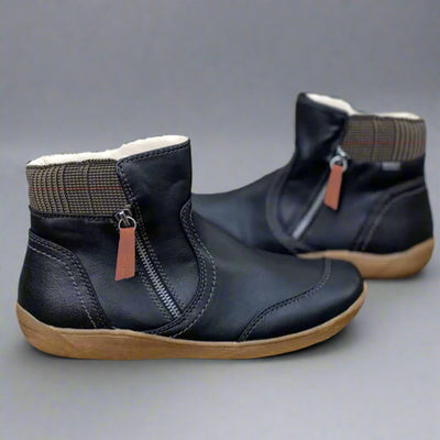 Valeska | Hochwertige Wasserdichte Lederstiefel mit Fußbett