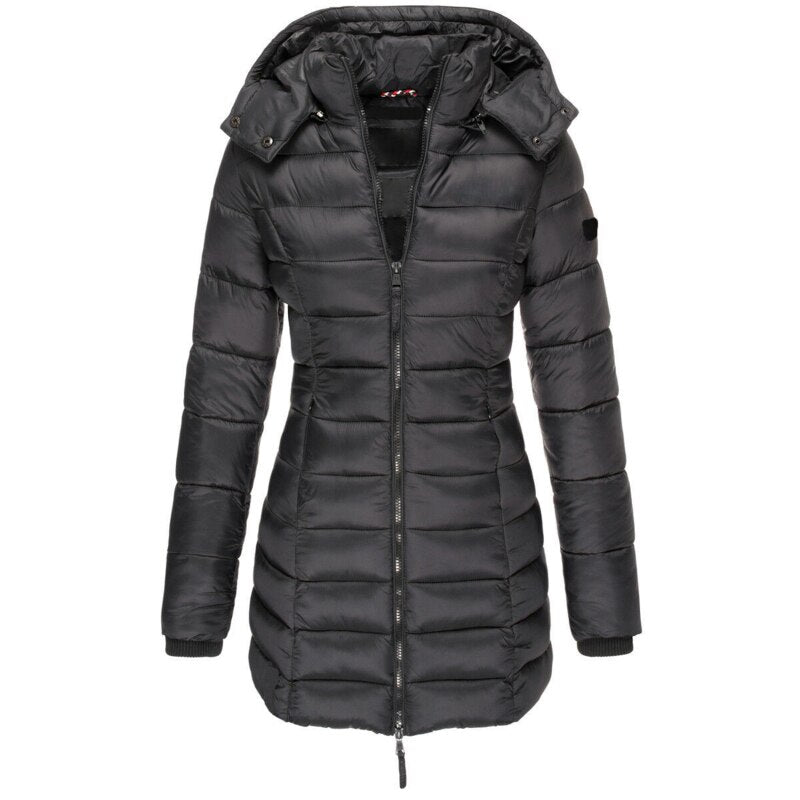 HOLGA - WARME DAMEN JACKE IM WINTERSTIL
