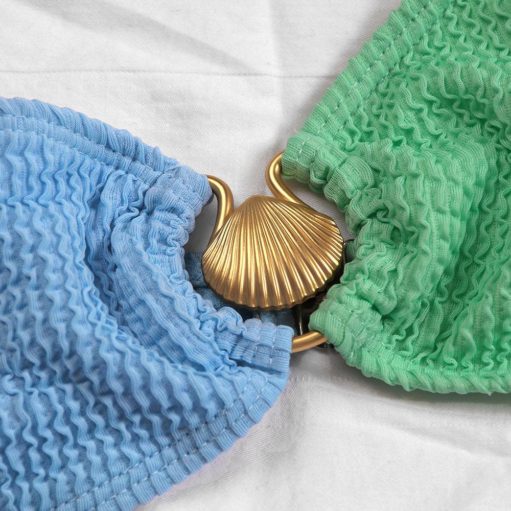 Trude | Hochtaillierter Ein-Schulter-Bikini