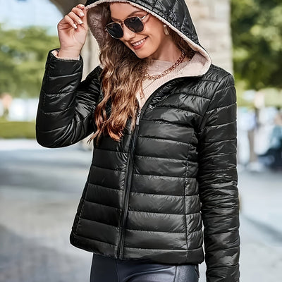 Reina® | Warme gesteppte Kapuzenjacke