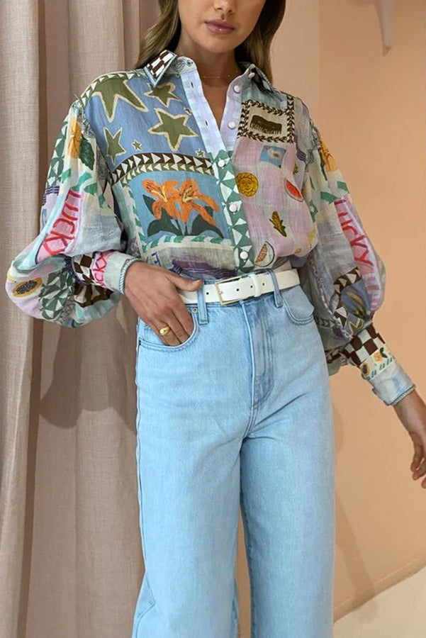 Imogen™ - Shirt mit Ballonärmeln