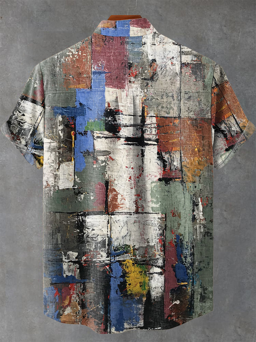 Finley™ | Buntes Statement-Hemd in Gemälde-Optik