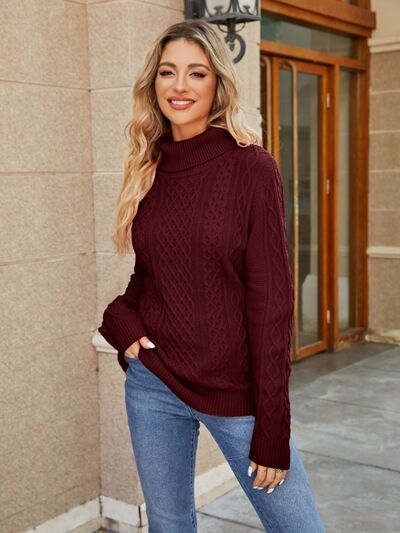 Klassischer Rollkragenpullover für Damen
