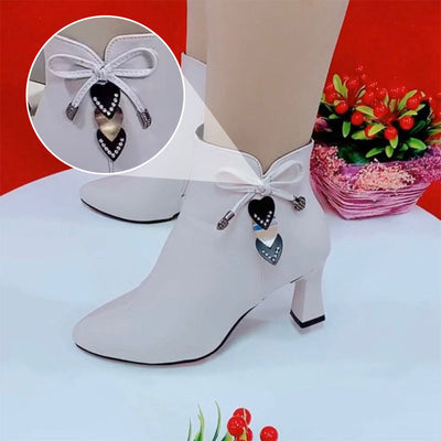 Zenaida® | Wildlederstiefeletten mit Schleife