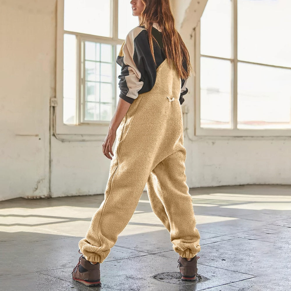 Lanamarie | Verstellbarer Cord-Fleece-Jumpsuit