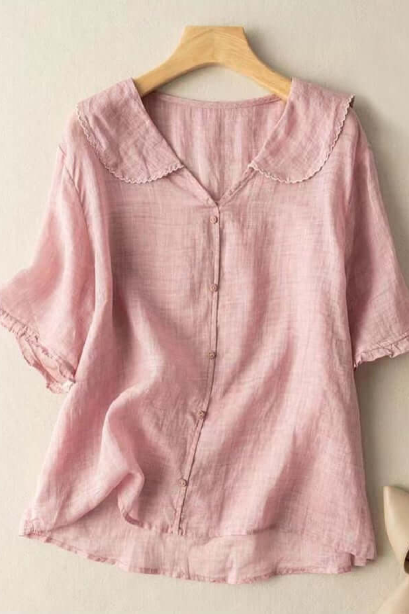 Ariyah | Damen Elegant Bluse | Weiß