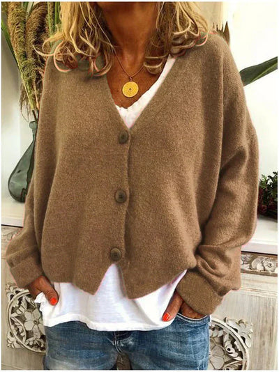 Beatrix | Trendige und elegante Winter-Strickjacke