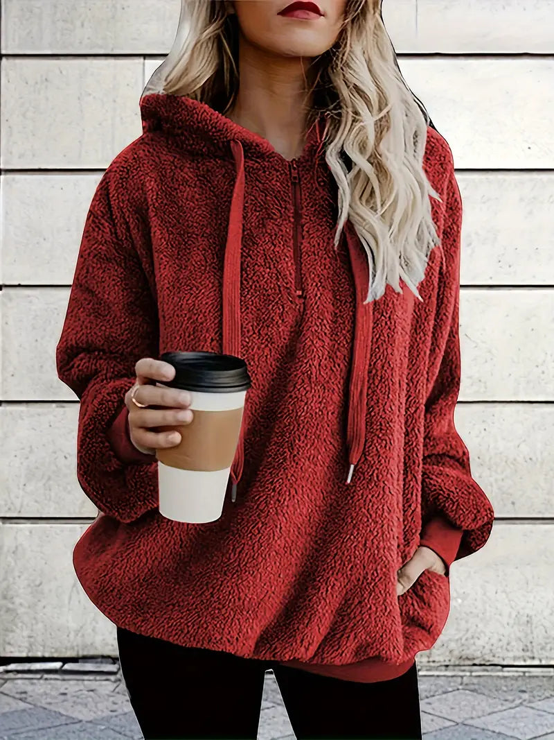 Vanesa® | Lässiger, bequemer Fleece-Hoodie mit langen Ärmeln
