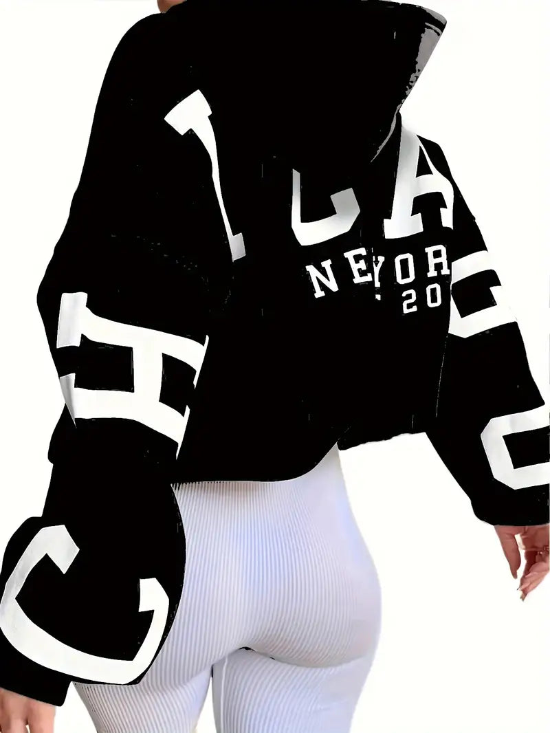 Sara® | Moderner bedruckter Pullover für Damen