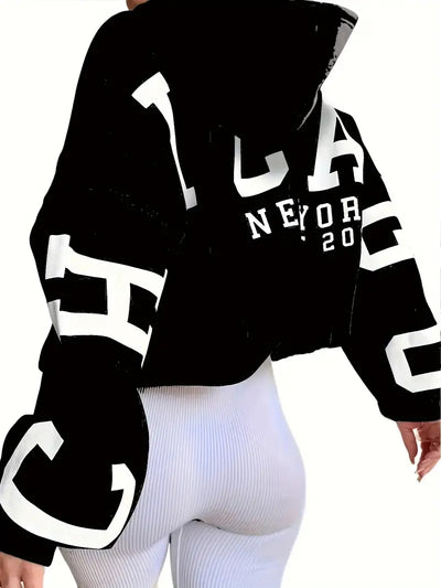 Sara® | Moderner bedruckter Pullover für Damen