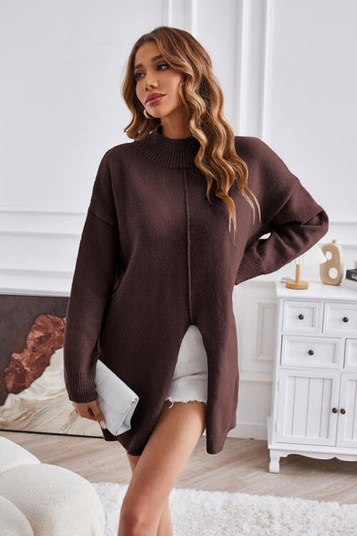 Trendiger Rundhals-Pullover für Damen