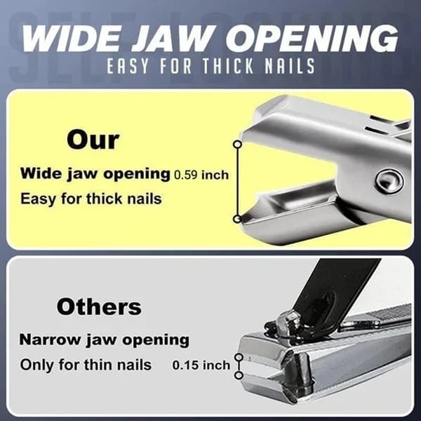 SchnittPro™ Breite-Kiefer Nagelknipser