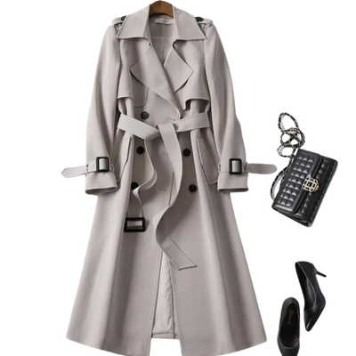 Ann Eleganter Winter-Trenchcoat