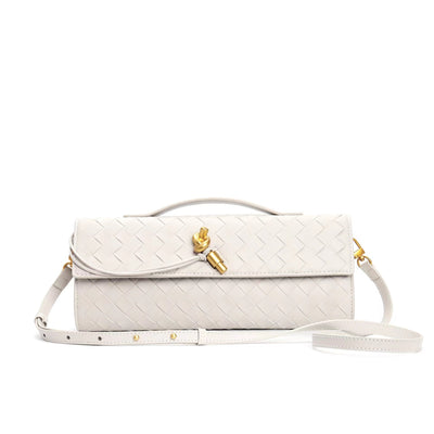Geflochtene Damen Clutch aus Echtleder – Elegant & Vielseitig