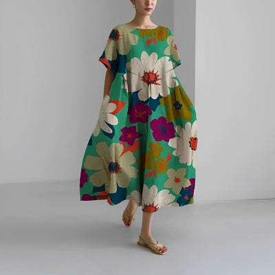 Adelia - Bohemian Blumen Kleid