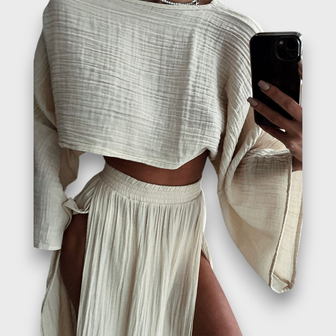 Elise – Lockeres Leinen-Set