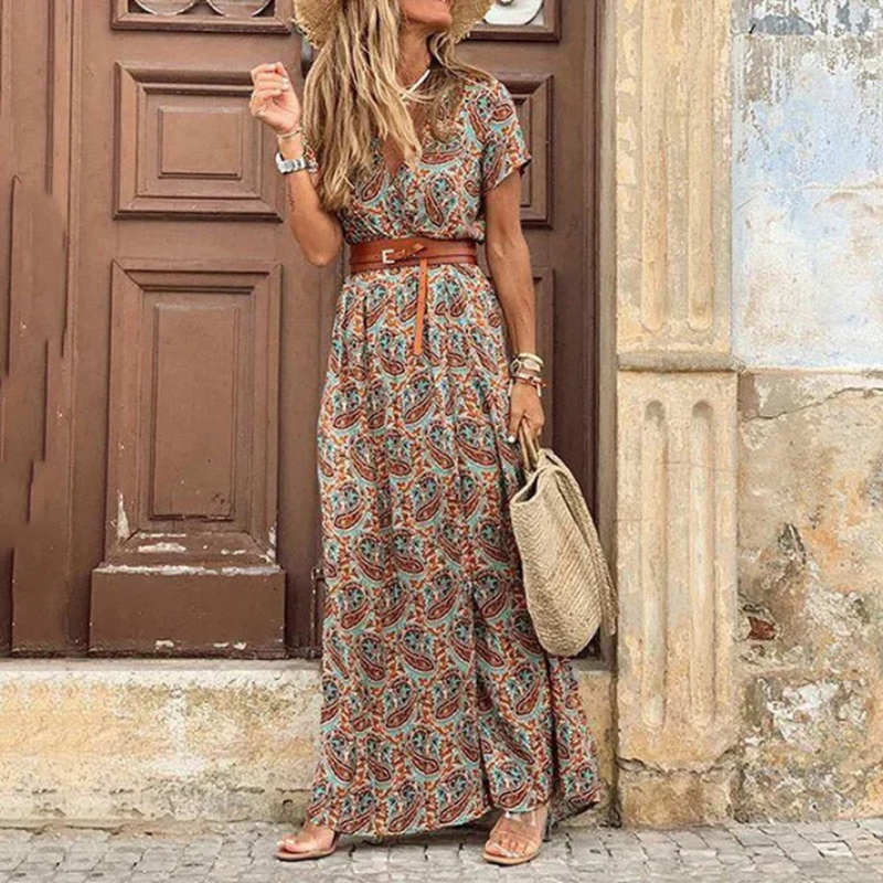 Avery | Festliche Boho Kleid | Maxi