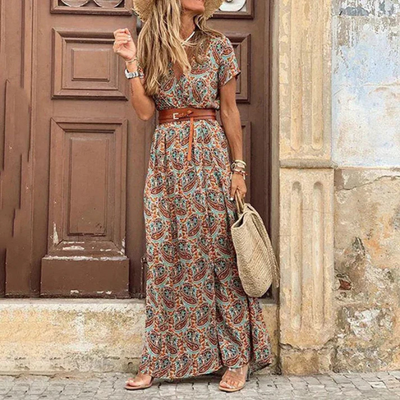 Avery | Festliche Boho Kleid | Maxi
