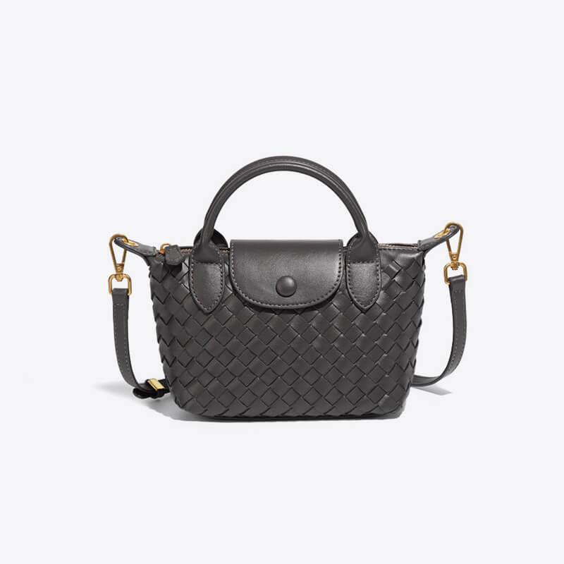 Geflochtene Mini-Tasche Damen – Kompakte Crossbody Bag mit Schulterriemen
