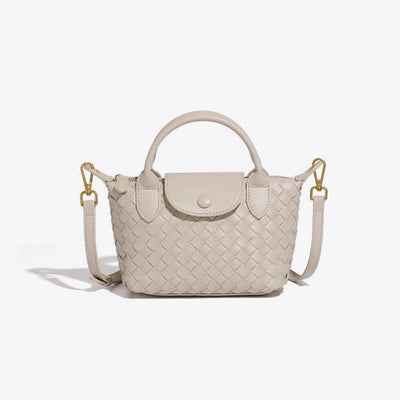 Geflochtene Mini-Tasche Damen – Kompakte Crossbody Bag mit Schulterriemen