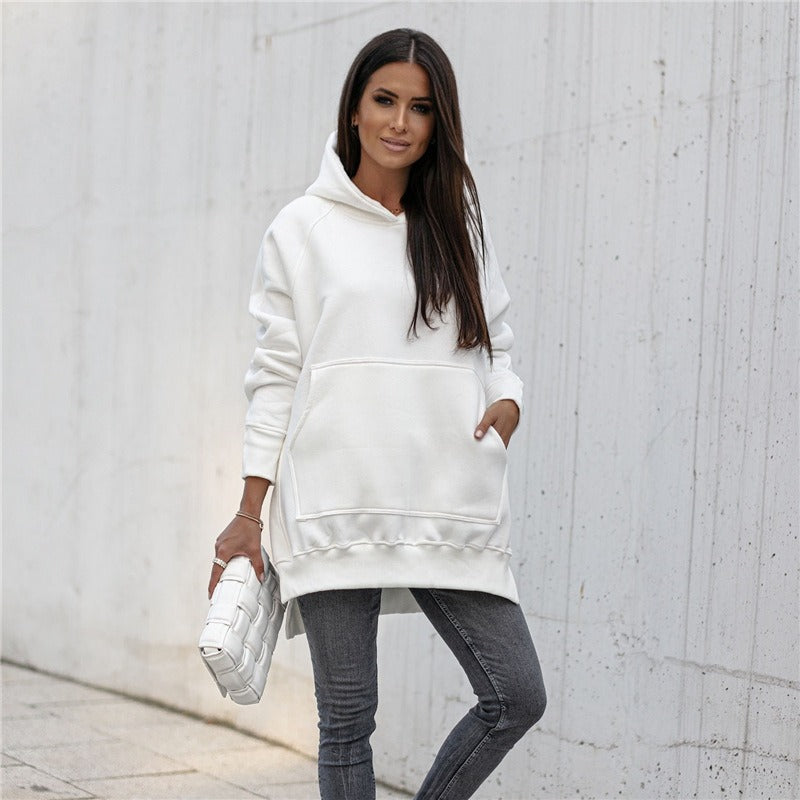 Karla® | Eleganter übergroßer Kapuzenpullover für Damen