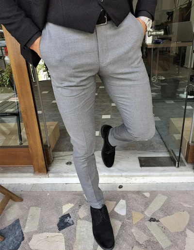 Regulus | Herren Chino Hose | Schwarz Stoffhose