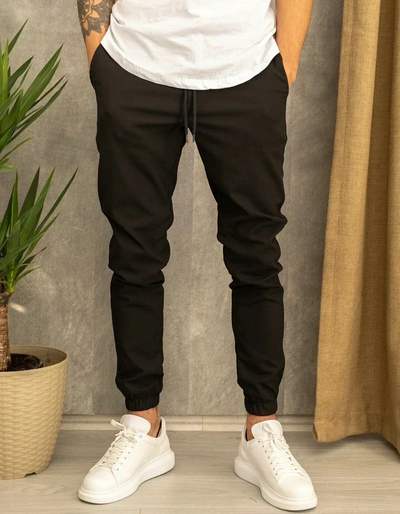 Ely | Herren Elegant Jogginghose | Grau