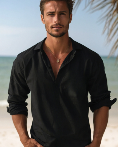 Lloyd | Herren Hemden Langarm | Schwarzes