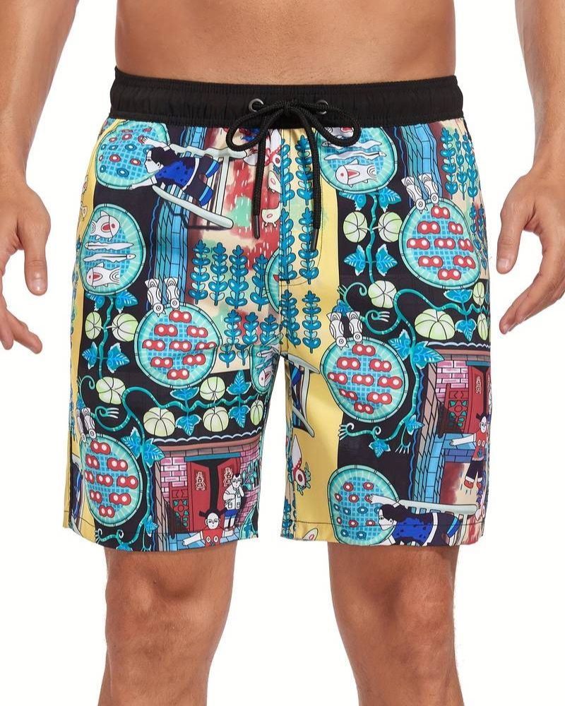 Lawrence | Herren Kurze Badehose | Badeshorts