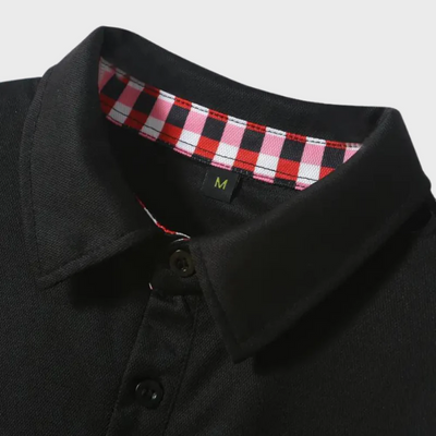 Sandro | Herren Langarm Poloshirt | Weiß