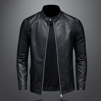 Marjune | Herren Motorrad Jacke | Schwarz