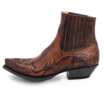 Dax | Herren Western Cowboystiefel | Braun