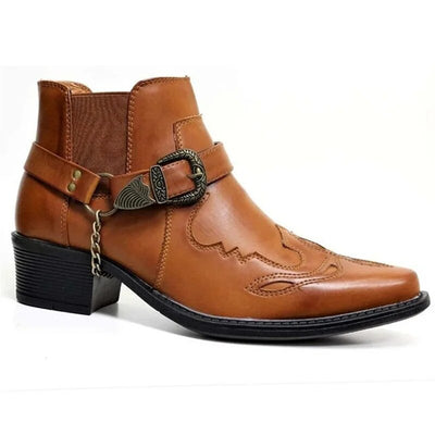 Carter | Herren Western Cowboystiefel | Schwarz