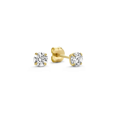 Larmes de Lune Gold Stein Earring Set