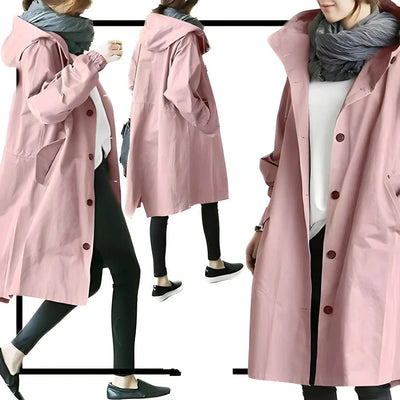 Lena Wasserdichter Trenchcoat