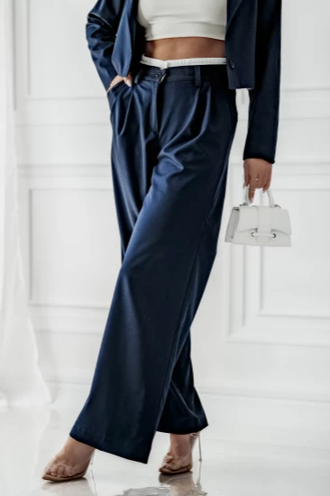 Hoch Taillierte Weite Frauenhose